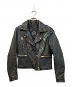 DIESELディーゼル）の古着「ダブルライダースジャケット」｜ブラック