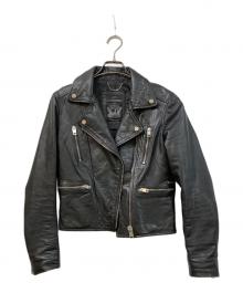 DIESEL（ディーゼル）の古着「ダブルライダースジャケット」｜ブラック