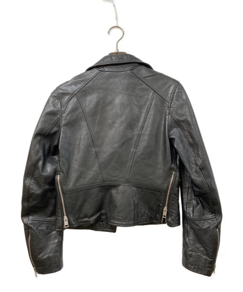 DIESEL（ディーゼル）DIESEL (ディーゼル) ダブルライダースジャケット ブラック サイズ:XSの古着・服飾アイテム