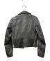 DIESEL (ディーゼル) ダブルライダースジャケット ブラック サイズ:XS：12000円
