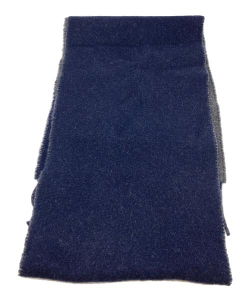 POLO RALPH LAUREN（ポロ・ラルフローレン）POLO RALPH LAUREN (ポロ・ラルフローレン) ウールマフラー グレーの古着・服飾アイテム