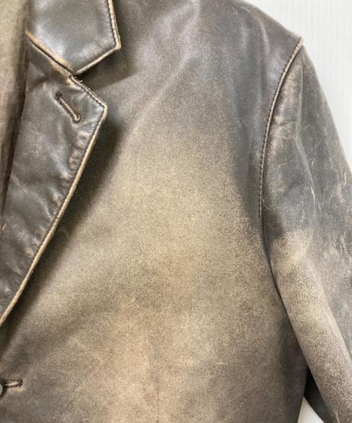 NEIL BARRETT（ニールバレット）NEIL BARRETT (ニールバレット) レザージャケット グレー サイズ:SIZE XXSの古着・服飾アイテム