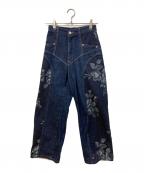 FETICO×STUDIOUSフェティコ×ステュディオス）の古着「別注 ROSE DENIM PANTS」｜インディゴ