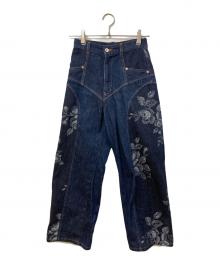 FETICO×STUDIOUS（フェティコ×ステュディオス）の古着「別注 ROSE DENIM PANTS」｜インディゴ
