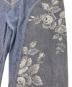 中古・古着 FETICO (フェティコ) STUDIOUS (ステュディオス) 別注 ROSE DENIM PANTS インディゴ サイズ:34：40000円