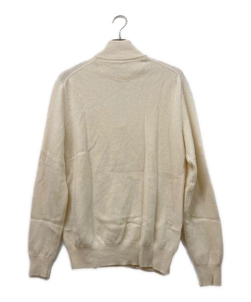 POLO RALPH LAUREN（ポロ・ラルフローレン）POLO RALPH LAUREN (ポロ・ラルフローレン) ハーフジップニット アイボリー サイズ:SIZE Mの古着・服飾アイテム