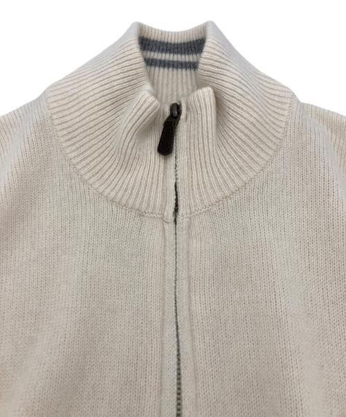 POLO RALPH LAUREN（ポロ・ラルフローレン）POLO RALPH LAUREN (ポロ・ラルフローレン) ハーフジップニット アイボリー サイズ:SIZE Mの古着・服飾アイテム