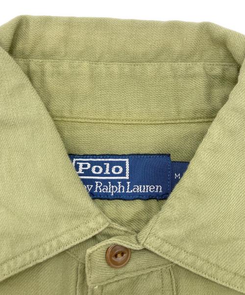 POLO RALPH LAUREN（ポロ・ラルフローレン）POLO RALPH LAUREN (ポロ・ラルフローレン) 長袖シャツ グリーン サイズ:SIZE Mの古着・服飾アイテム