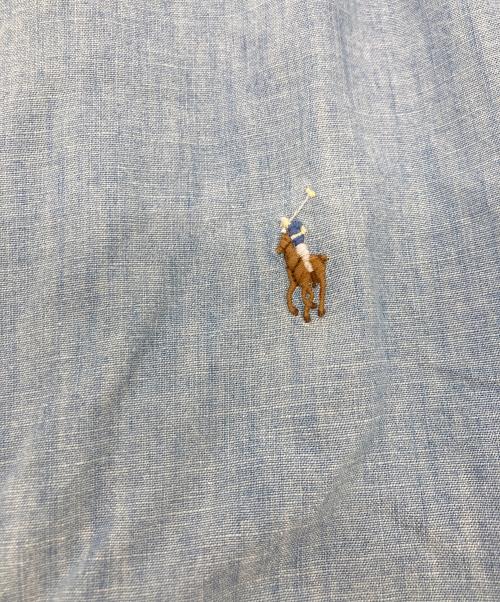 POLO RALPH LAUREN（ポロ・ラルフローレン）POLO RALPH LAUREN (ポロ・ラルフローレン) 長袖シャツ ブルー サイズ:SIZE Mの古着・服飾アイテム