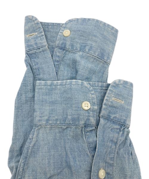 POLO RALPH LAUREN（ポロ・ラルフローレン）POLO RALPH LAUREN (ポロ・ラルフローレン) 長袖シャツ ブルー サイズ:SIZE Mの古着・服飾アイテム