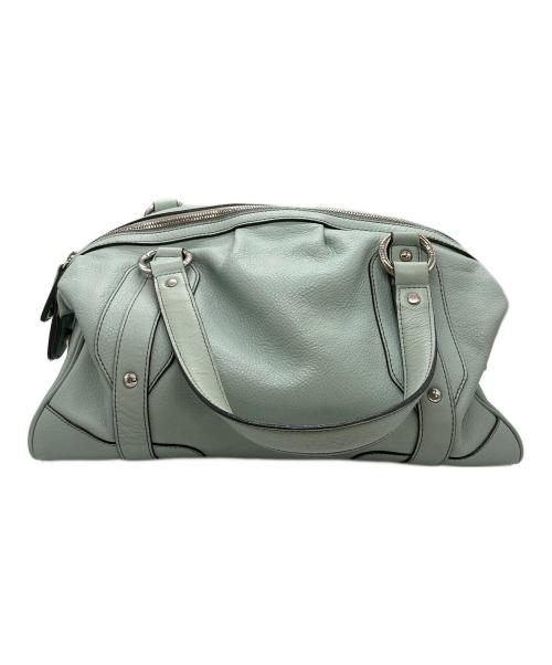 MCM（エムシーエム）MCM (エムシーエム) ハンドバッグ スカイブルーの古着・服飾アイテム