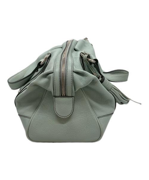 MCM（エムシーエム）MCM (エムシーエム) ハンドバッグ スカイブルーの古着・服飾アイテム