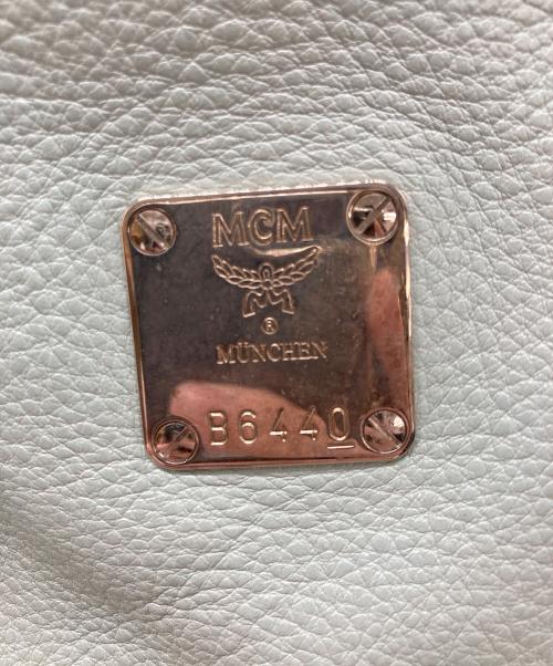 MCM（エムシーエム）MCM (エムシーエム) ハンドバッグ スカイブルーの古着・服飾アイテム