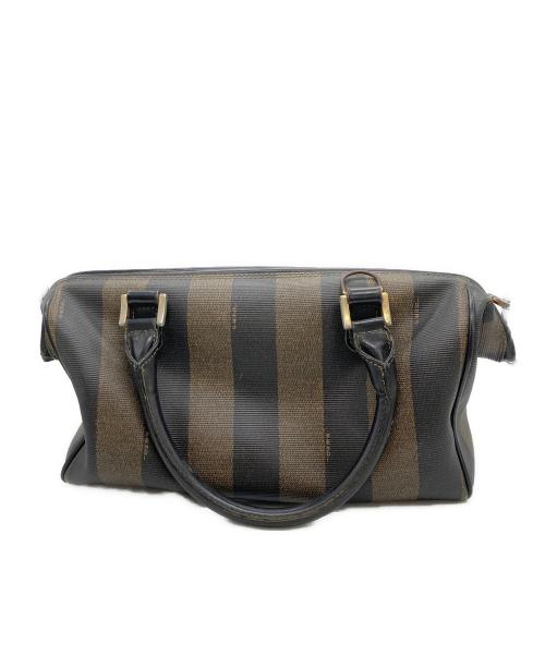 FENDI（フェンディ）FENDI (フェンディ) ペカン柄ミニボストンバッグ ブラウンの古着・服飾アイテム