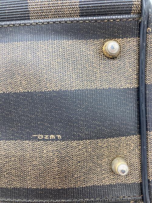 FENDI（フェンディ）FENDI (フェンディ) ペカン柄ミニボストンバッグ ブラウンの古着・服飾アイテム