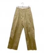 TANAKAタナカ）の古着「WIDE TROUSERS」｜ベージュ
