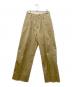 TANAKA（タナカ）の古着「WIDE TROUSERS」｜ベージュ