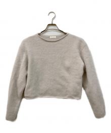 BALLSEY（ボールジィ）の古着「フラッフィーヤーン ボートネックプルオーバー」｜グレー