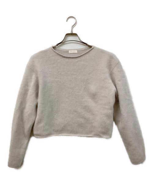 BALLSEY（ボールジィ）BALLSEY (ボールジィ) フラッフィーヤーン ボートネックプルオーバー グレー サイズ:Sの古着・服飾アイテム
