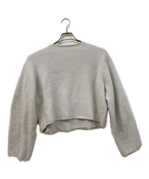 BALLSEY（ボールジィ）BALLSEY (ボールジィ) フラッフィーヤーン ボートネックプルオーバー グレー サイズ:Sの古着・服飾アイテム