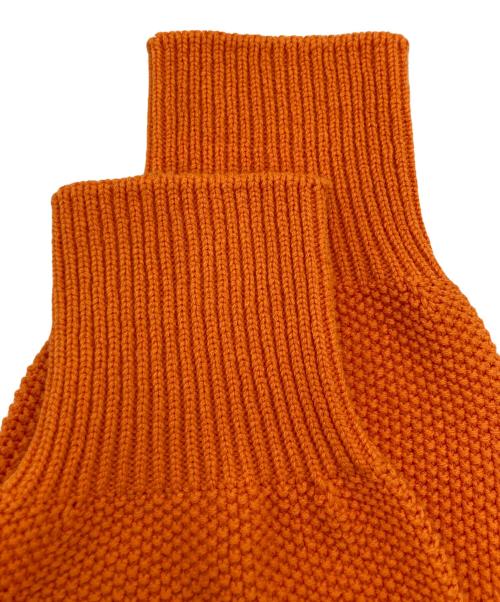 BALLSEY（ボールジィ）BALLSEY (ボールジィ) モスステッチ ワイドプルオーバー オレンジ サイズ:SIZE Sの古着・服飾アイテム