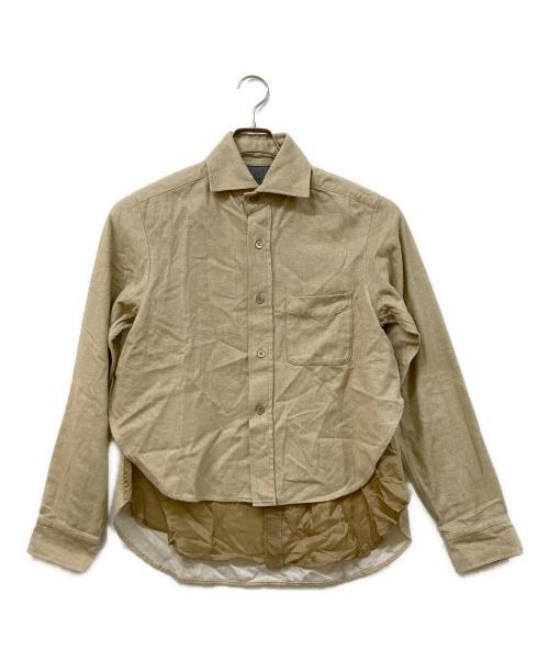 Y's（ワイズ）Y's (ワイズ) ドッキングシャツ ベージュ サイズ:2の古着・服飾アイテム