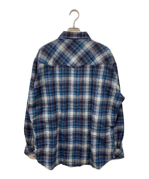 Kmart（ケーマート）KMART (ケーマート) ウエスタンネルシャツ ネイビー サイズ:	SIZE XLの古着・服飾アイテム