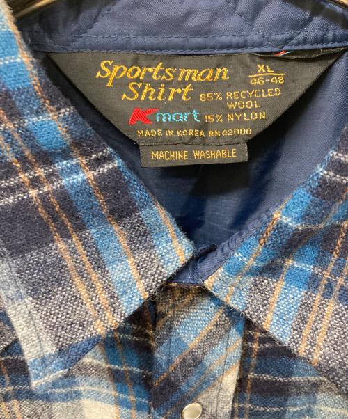 Kmart（ケーマート）KMART (ケーマート) ウエスタンネルシャツ ネイビー サイズ:	SIZE XLの古着・服飾アイテム