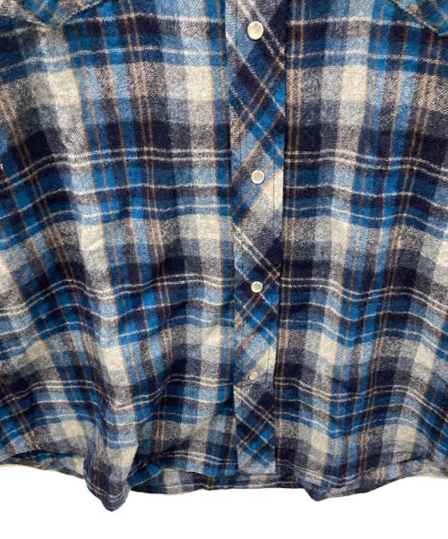Kmart（ケーマート）KMART (ケーマート) ウエスタンネルシャツ ネイビー サイズ:	SIZE XLの古着・服飾アイテム