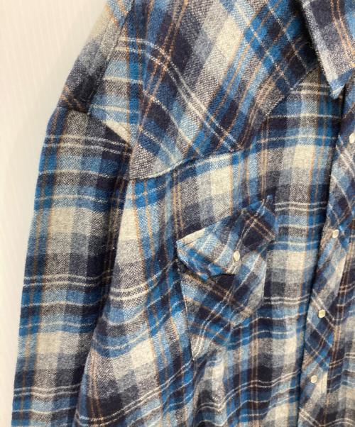 Kmart（ケーマート）KMART (ケーマート) ウエスタンネルシャツ ネイビー サイズ:	SIZE XLの古着・服飾アイテム