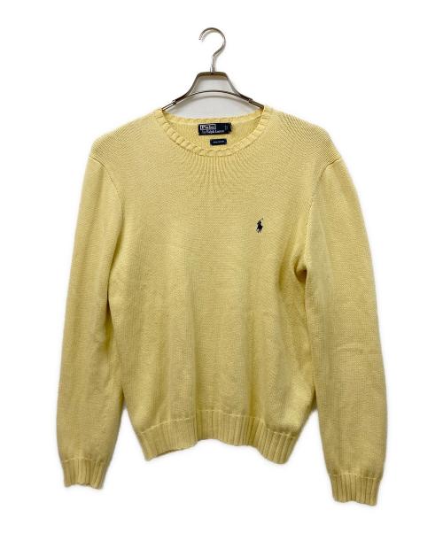 POLO RALPH LAUREN（ポロ・ラルフローレン）POLO RALPH LAUREN (ポロ・ラルフローレン) ニット イエロー サイズ:SIZE Lの古着・服飾アイテム