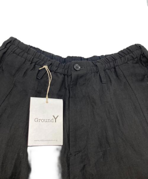 GROUND Y（グラウンドワイ）GROUND Y (グラウンドワイ) PANAL PANTS ブラック サイズ:3の古着・服飾アイテム
