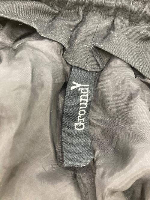GROUND Y（グラウンドワイ）GROUND Y (グラウンドワイ) PANAL PANTS ブラック サイズ:3の古着・服飾アイテム