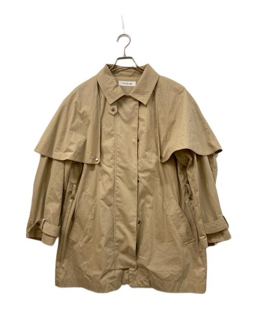 Whim Gazette（ウィムガゼット）Whim Gazette (ウィムガゼット) ケープトレンチコート ベージュ サイズ:Freeの古着・服飾アイテム