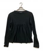 JIAN YEジェン イェ）の古着「GATHER TOP」｜ブラック