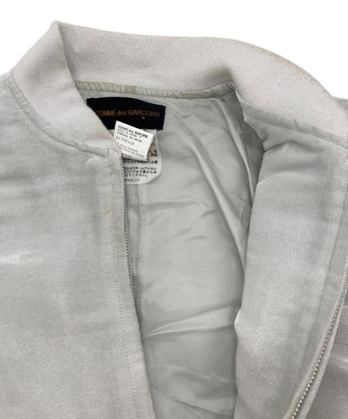 COMME des GARCONS（コムデギャルソン）COMME des GARCONS (コムデギャルソン) レーヨンポリブルゾン グレー サイズ:SIZE Mの古着・服飾アイテム