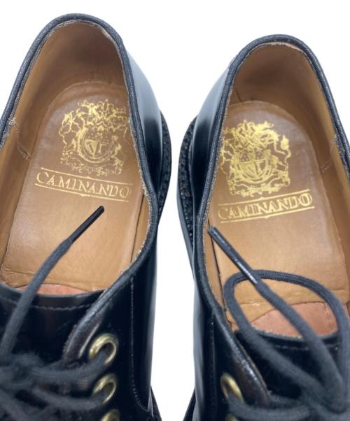Caminando（カミナンド）Caminando (カミナンド) STANDARD DERBY SHOES ブラック サイズ:	SIZE 8の古着・服飾アイテム