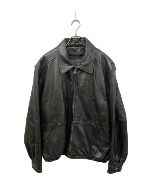 AMERICAN CLASSICS（アメリカンクラシック）AMERICAN CLASSICS (アメリカンクラシック) ライナー付きレザージャケット ブラック サイズ:SIZE Lの古着・服飾アイテム