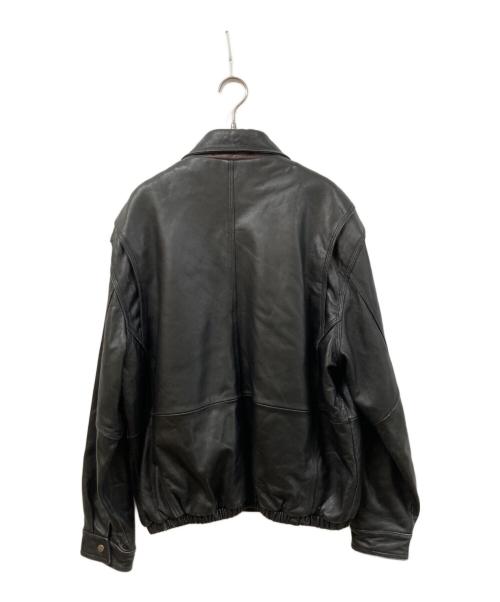 AMERICAN CLASSICS（アメリカンクラシック）AMERICAN CLASSICS (アメリカンクラシック) ライナー付きレザージャケット ブラック サイズ:SIZE Lの古着・服飾アイテム