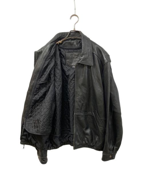 AMERICAN CLASSICS（アメリカンクラシック）AMERICAN CLASSICS (アメリカンクラシック) ライナー付きレザージャケット ブラック サイズ:SIZE Lの古着・服飾アイテム