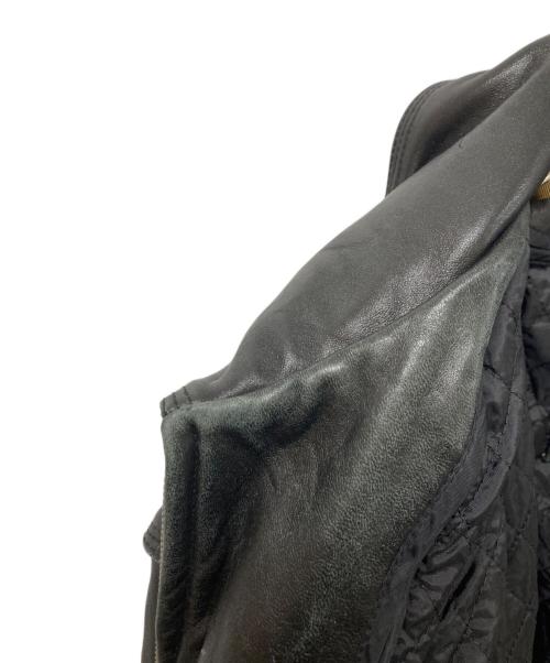 AMERICAN CLASSICS（アメリカンクラシック）AMERICAN CLASSICS (アメリカンクラシック) ライナー付きレザージャケット ブラック サイズ:SIZE Lの古着・服飾アイテム