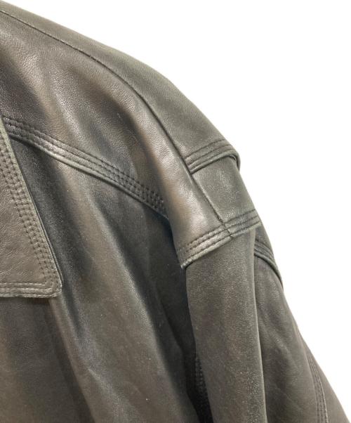 AMERICAN CLASSICS（アメリカンクラシック）AMERICAN CLASSICS (アメリカンクラシック) ライナー付きレザージャケット ブラック サイズ:SIZE Lの古着・服飾アイテム