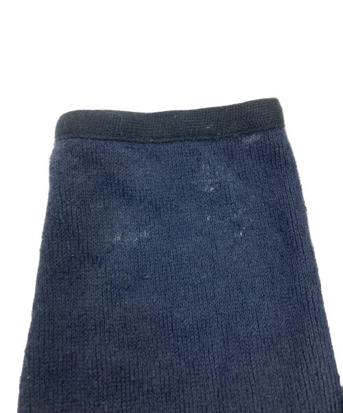 LARDINI（ラルディーニ）LARDINI (ラルディーニ) コットンナイロン パイピングノーカラージャケット ネイビー サイズ:SIZE Mの古着・服飾アイテム