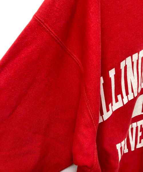 Champion REVERSE WEAVE（チャンピオン リバース ウィーブ）Champion REVERSE WEAVE (チャンピオン リバース ウィーブ) カレッジロゴスウェット レッド サイズ:	SIZE Lの古着・服飾アイテム
