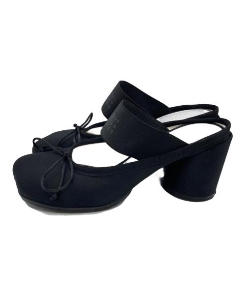 MM6 Maison Margiela（エムエムシックスメゾンマルジェラ）MM6 Maison Margiela (エムエムシックスメゾンマルジェラ) アナトミック ナンバリング バレエミュール ブラック サイズ:実寸をご確認くださいの古着・服飾アイテム