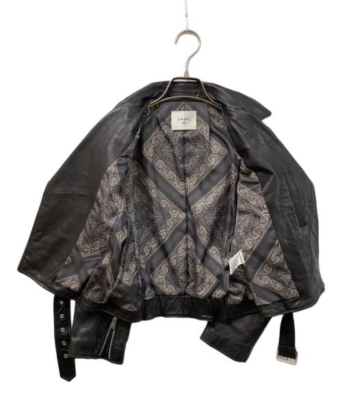 Ameri（アメリ）AMERI (アメリ) レザージャケット ブラック サイズ:	SIZE Mの古着・服飾アイテム