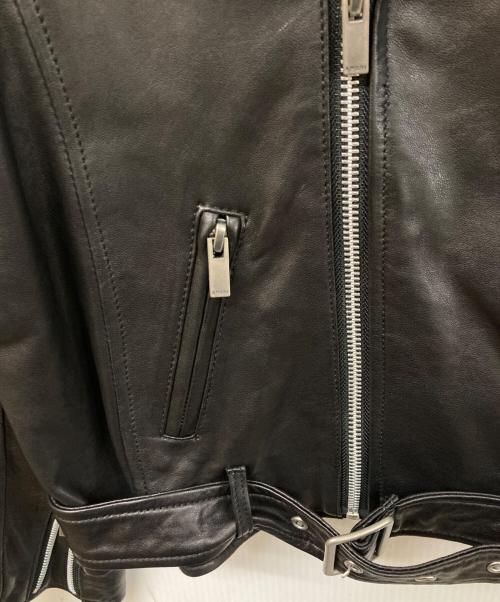 Ameri（アメリ）AMERI (アメリ) レザージャケット ブラック サイズ:	SIZE Mの古着・服飾アイテム