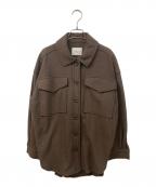 Ameriアメリ）の古着「POCKET OVER SIZE SHIRT」｜ブラウン