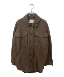 Ameri（アメリ）の古着「POCKET OVER SIZE SHIRT」｜ブラウン