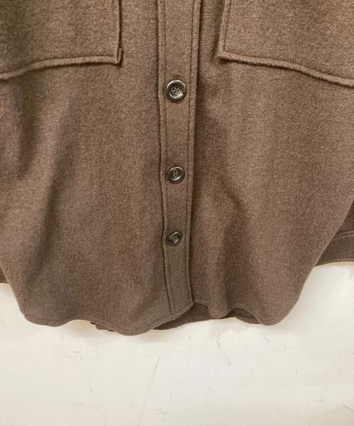Ameri（アメリ）AMERI (アメリ) POCKET OVER SIZE SHIRT ブラウン サイズ:SIZE Freeの古着・服飾アイテム